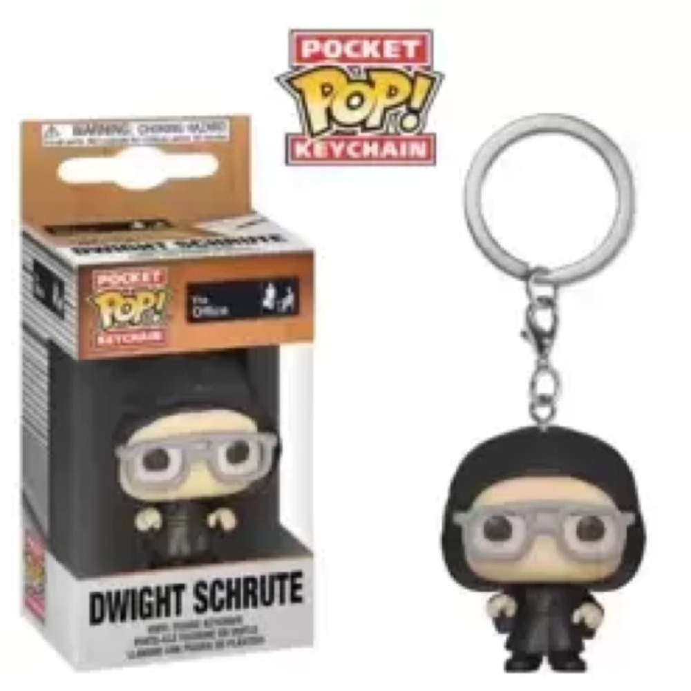 Funko Pocket Pop! Keychain - Dwight Schrute in Black Suit